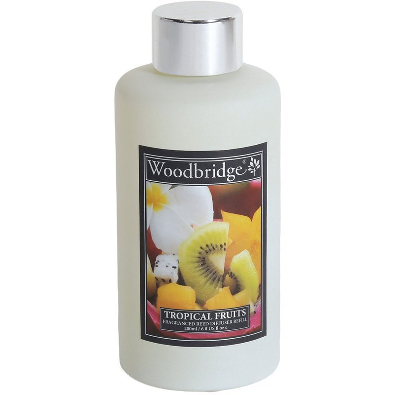 Navulling geurstokjes tropisch fruit Woodbridge 200 ml - Tropical Fruits
