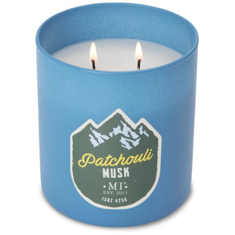 Sojová vonná svíčka pro muže Patchouli Musk Colonial Candle