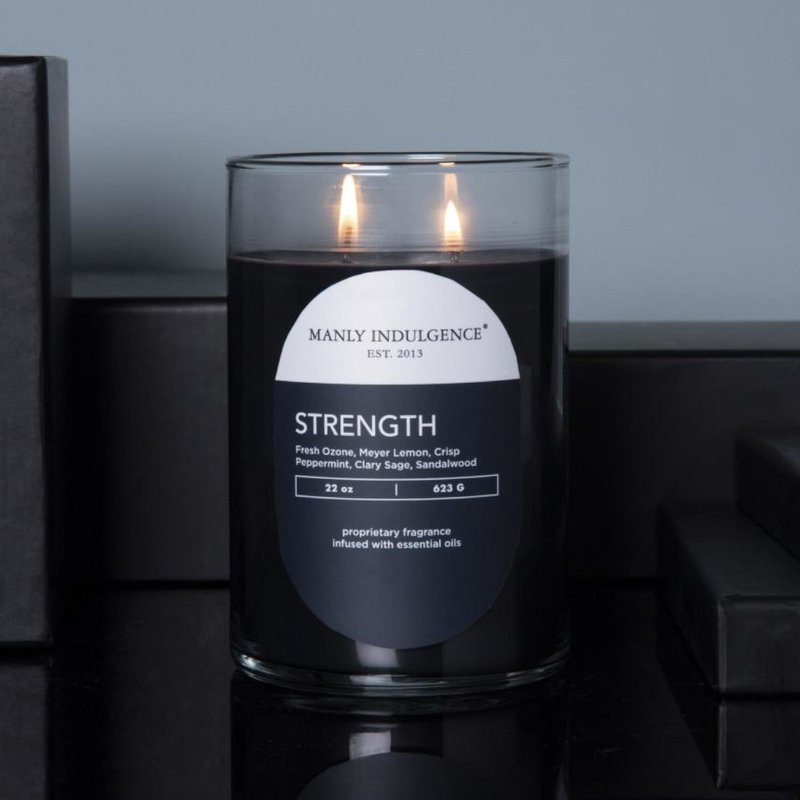 Vela aromática para hombre de soja Strength Colonial Candle