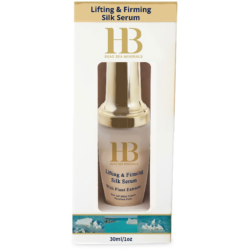 Serum ujędrniająco-liftingujące do twarzy z jedwabiem 30 ml na bazie minerałów z Morza Martwego Health & Beauty